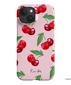 Cherry Rose Printed Phone Cases iPhone 15 / Snap by Kerrie Hess - The Dairy