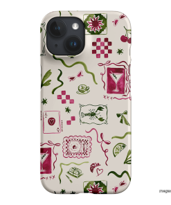 Martini Gal Printed Phone Cases iPhone 15 / Snap by Charlie Taylor - The Dairy