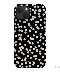 Mini Confetti Noir Printed Phone Cases iPhone 15 / Snap by Veronica Tucker - The Dairy