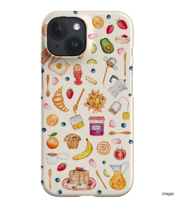 Sunday Breakfast Printed Phone Cases iPhone 15 / Snap by BG. Studio - The Dairy