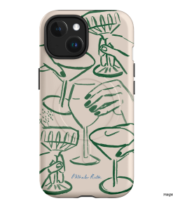 Cheers Printed Phone Cases iPhone 15 / Armoured MagSafe by Phthalo Ruth - The Dairy