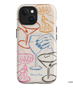Cheers Multi Printed Phone Cases iPhone 15 / Armoured MagSafe by Phthalo Ruth - The Dairy