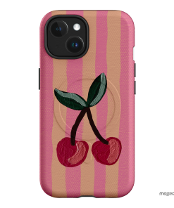 Cherry On Top Printed Phone Cases iPhone 15 / Armoured MagSafe by Amy Gibbs - The Dairy