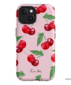 Cherry Rose Printed Phone Cases by Kerrie Hess - The Dairy