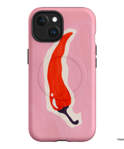 Chilli Printed Phone Cases iPhone 15 / Armoured MagSafe by Studio Bon - The Dairy