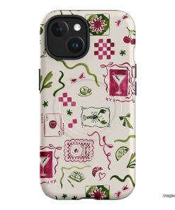 Martini Gal Printed Phone Cases iPhone 15 / Armoured MagSafe by Charlie Taylor - The Dairy