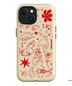 Spiced Cowboy Cream Printed Phone Cases iPhone 15 / Armoured MagSafe by Easty Beasty - The Dairy