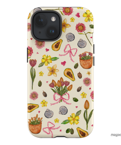 Bouquets & Bows Printed Phone Cases iPhone 15 / Armoured by BG. Studio - The Dairy