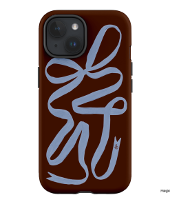 Mocha Ribbon Printed Phone Cases iPhone 15 / Armoured by Jasmine Dowling - The Dairy