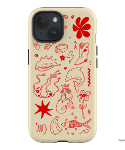 Spiced Cowboy Cream Printed Phone Cases iPhone 15 / Armoured by Easty Beasty - The Dairy