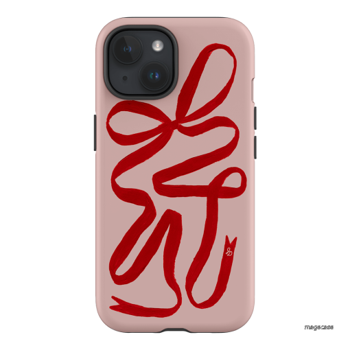 Valentine Ribbon Printed Phone Cases by Jasmine Dowling - The Dairy