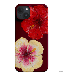 Hibiscus Flower Printed Phone Cases iPhone 15 Plus / Snap by BG. Studio - The Dairy