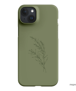 Khaki Wattle Printed Phone Cases iPhone 15 Plus / Snap by Typoflora - The Dairy