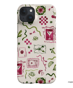 Martini Gal Printed Phone Cases iPhone 15 Plus / Snap by Charlie Taylor - The Dairy