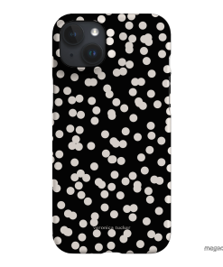 Mini Confetti Noir Printed Phone Cases iPhone 15 Plus / Snap by Veronica Tucker - The Dairy