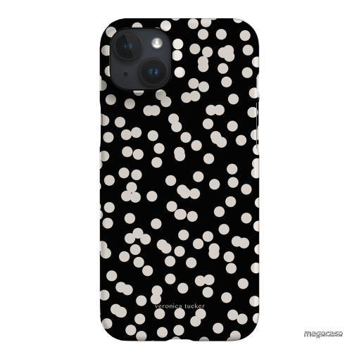 Mini Confetti Noir Printed Phone Cases iPhone 15 Plus / Snap by Veronica Tucker - The Dairy