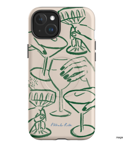 Cheers Printed Phone Cases iPhone 15 Plus / Armoured MagSafe by Phthalo Ruth - The Dairy