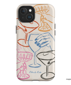 Cheers Multi Printed Phone Cases iPhone 15 Plus / Armoured MagSafe by Phthalo Ruth - The Dairy