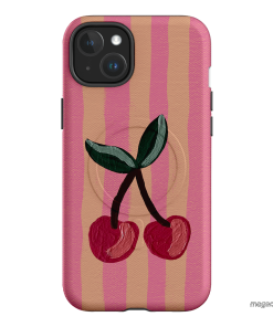 Cherry On Top Printed Phone Cases iPhone 15 Plus / Armoured MagSafe by Amy Gibbs - The Dairy