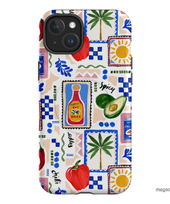Mexico Holiday Printed Phone Cases iPhone 15 Plus / Armoured MagSafe by Charlie Taylor - The Dairy