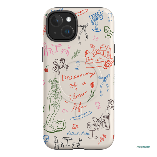 Muse Dreams Printed Phone Cases iPhone 15 Plus / Armoured MagSafe by Phthalo Ruth - The Dairy