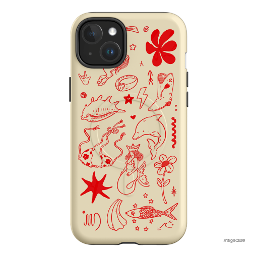 Spiced Cowboy Cream Printed Phone Cases iPhone 15 Plus / Armoured MagSafe by Easty Beasty - The Dairy