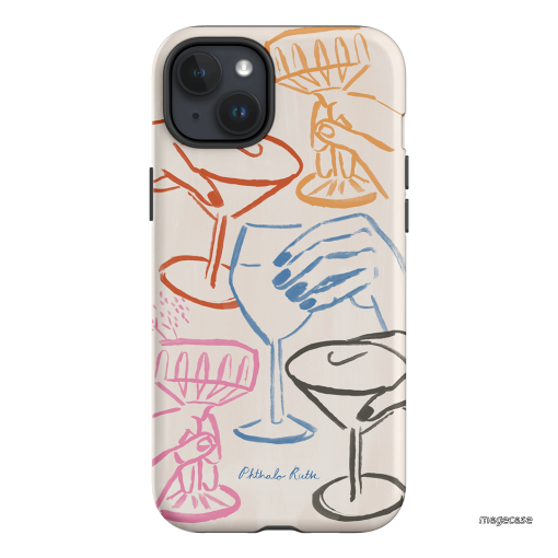 Cheers Multi Printed Phone Cases iPhone 15 Plus / Armoured by Phthalo Ruth - The Dairy