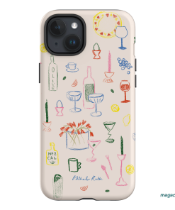 Dinnerware Printed Phone Cases iPhone 15 Plus / Armoured by Phthalo Ruth - The Dairy
