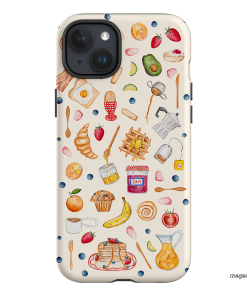 Sunday Breakfast Printed Phone Cases iPhone 15 Plus / Armoured by BG. Studio - The Dairy