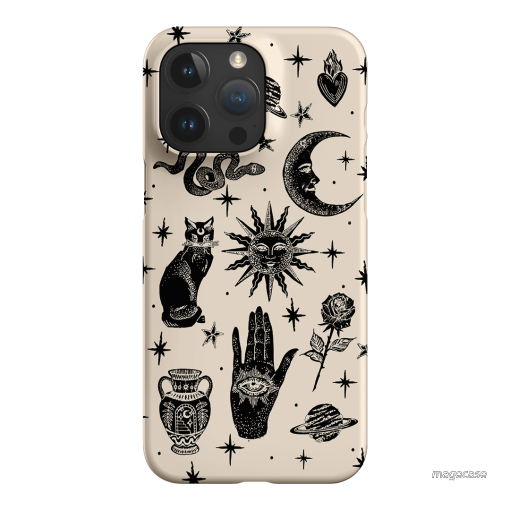 Astro Flash Beige Printed Phone Cases by Veronica Tucker - The Dairy