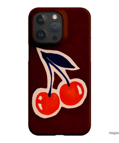 Cherries Printed Phone Cases iPhone 15 Pro Max / Snap by Studio Bon - The Dairy