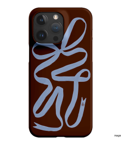 Mocha Ribbon Printed Phone Cases iPhone 15 Pro Max / Snap by Jasmine Dowling - The Dairy