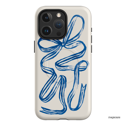 Bowerbird Ribbon Printed Phone Cases iPhone 15 Pro Max / Armoured MagSafe by Jasmine Dowling - The Dairy