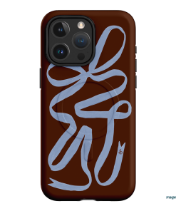 Mocha Ribbon Printed Phone Cases by Jasmine Dowling - The Dairy