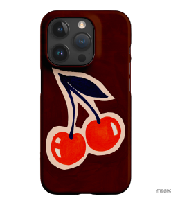 Cherries Printed Phone Cases iPhone 15 Pro / Snap by Studio Bon - The Dairy