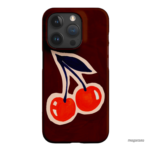 Cherries Printed Phone Cases iPhone 15 Pro / Snap by Studio Bon - The Dairy