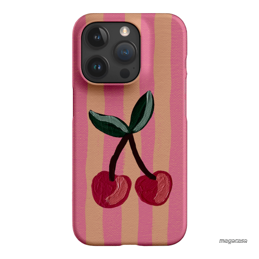 Cherry On Top Printed Phone Cases iPhone 15 Pro / Snap by Amy Gibbs - The Dairy
