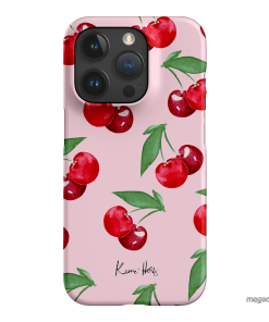 Cherry Rose Printed Phone Cases iPhone 15 Pro / Snap by Kerrie Hess - The Dairy