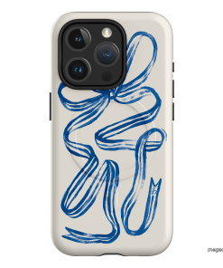 Bowerbird Ribbon Printed Phone Cases iPhone 15 Pro / Armoured MagSafe by Jasmine Dowling - The Dairy