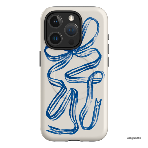 Bowerbird Ribbon Printed Phone Cases iPhone 15 Pro / Armoured MagSafe by Jasmine Dowling - The Dairy