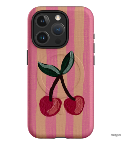 Cherry On Top Printed Phone Cases iPhone 15 Pro / Armoured MagSafe by Amy Gibbs - The Dairy