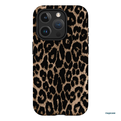 Classic Leopard Printed Phone Cases iPhone 15 Pro / Armoured MagSafe by The Dairy - The Dairy