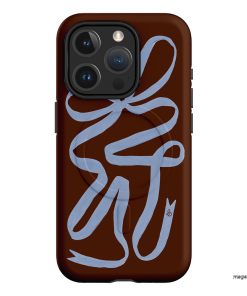 Mocha Ribbon Printed Phone Cases by Jasmine Dowling - The Dairy