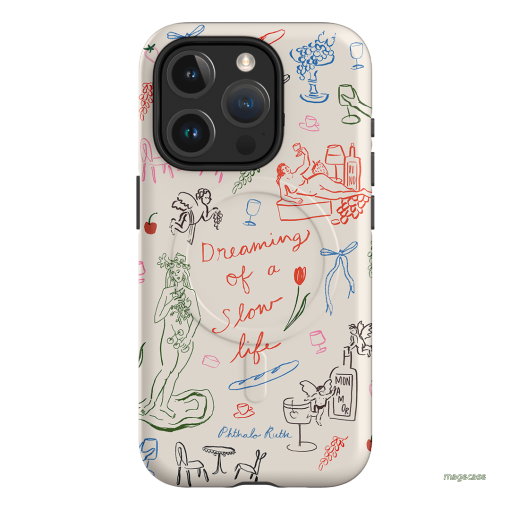 Muse Dreams Printed Phone Cases iPhone 15 Pro / Armoured MagSafe by Phthalo Ruth - The Dairy