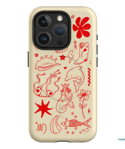 Spiced Cowboy Cream Printed Phone Cases iPhone 15 Pro / Armoured MagSafe by Easty Beasty - The Dairy
