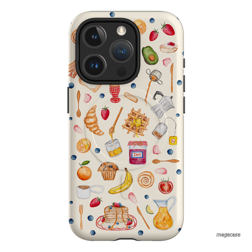 Sunday Breakfast Printed Phone Cases iPhone 15 Pro / Armoured MagSafe by BG. Studio - The Dairy