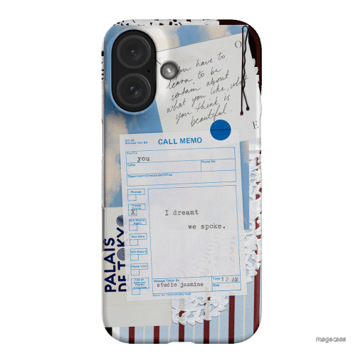 Call Memo Printed Phone Cases iPhone 16 / Snap by Jasmine Dowling - The Dairy