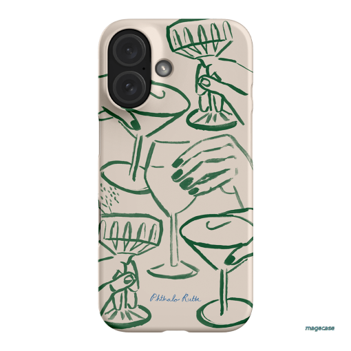 Cheers Printed Phone Cases iPhone 16 / Snap by Phthalo Ruth - The Dairy