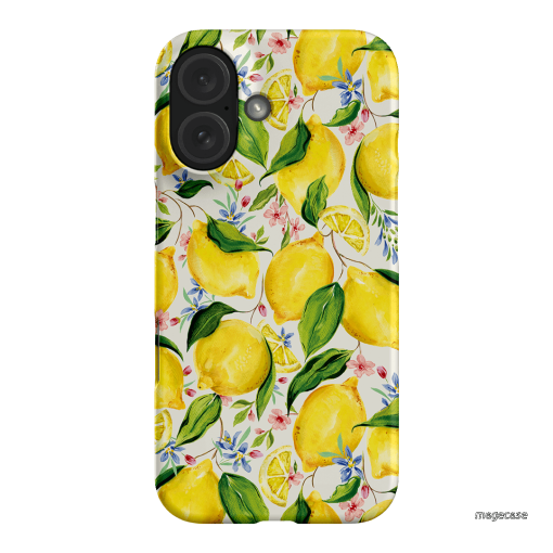 Citrus Lemon Printed Phone Cases iPhone 16 / Snap by Ellie Mae - The Dairy