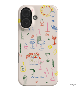Dinnerware Printed Phone Cases iPhone 16 / Snap by Phthalo Ruth - The Dairy